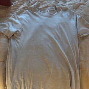 lululemon athletica Light Gray Short Sleeve Tee